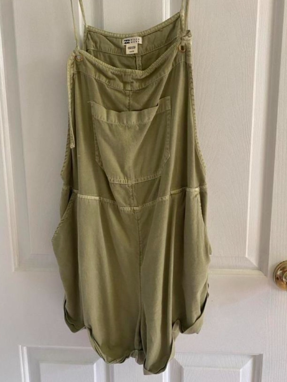 Billabong Olive Green Utility Romper